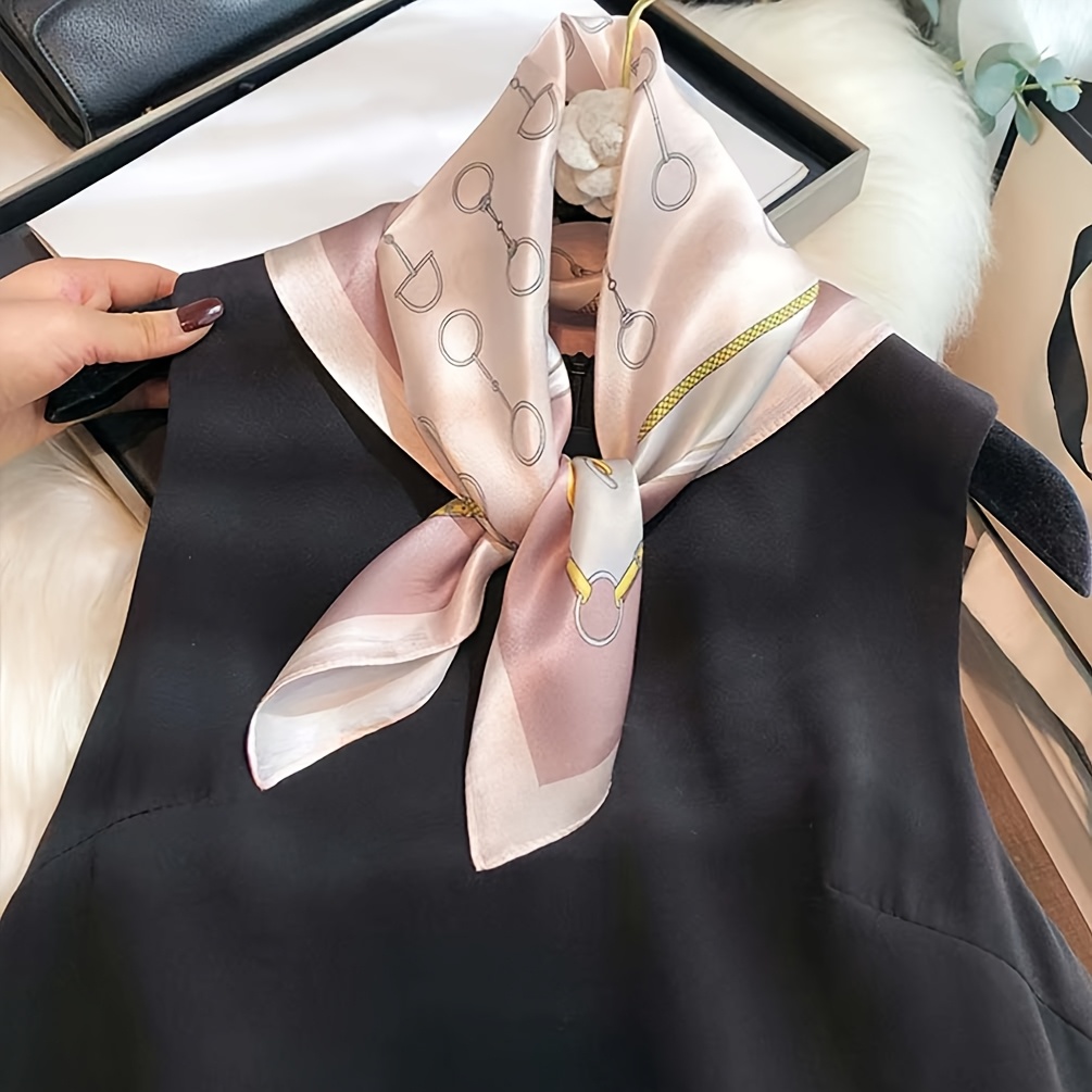 Scarf Silk Square - 럭셔리 100% 순수 실크 스퀘어 스카프