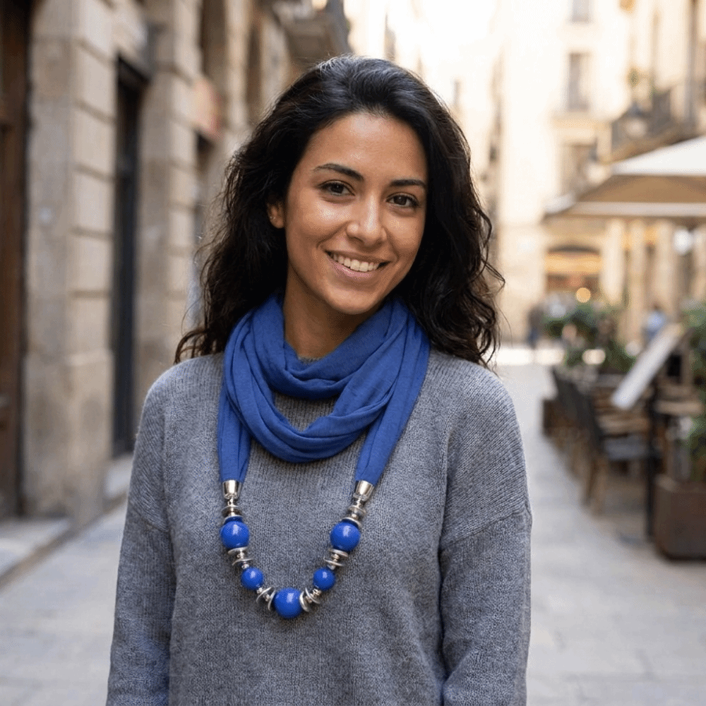 패션 쉬폰 스카프 단색 비즈 인피니티 스카프 에스닉 스 - Infinity Scarf Knit 리뷰 및 가격