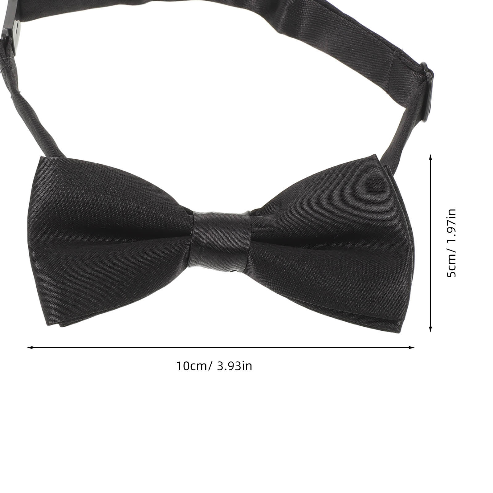 검은색, 조절 가능한 어린이용 나비 넥타이, 단색, 미 - Bow Tie Pre Tied 리뷰 및 가격