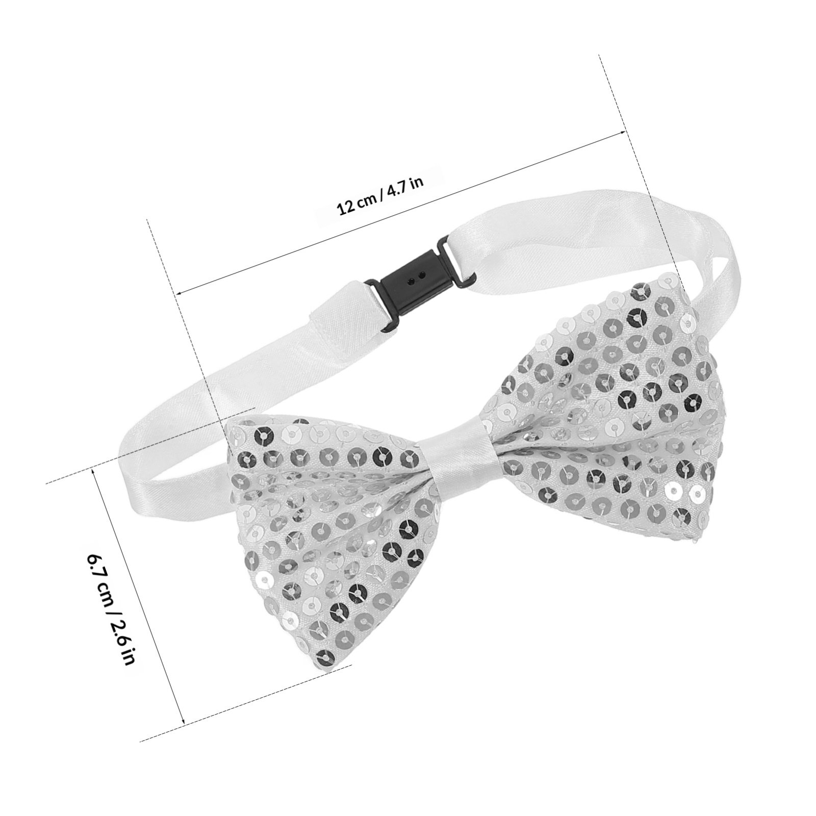 5개 세트 어린이용 반짝이는 스팽글 리본 넥타이, 미리 - Bow Tie Pre Tied 리뷰 및 가격